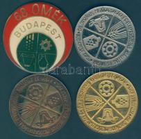 1975. "68- Országos Mezőgazdasági és Élelmiszeripari Kiállítás és Vásár Budapest" bronz, ezüst és arany fokozatú díjérmek + zománcozott emlékérem T:2