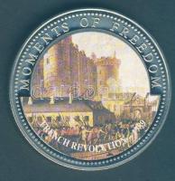 Libéria 2001. 10$ "Szabadság pillanatai-TFrancia Forradalom 1789" multicolor T:PP Liberia 2001. 10 Dollars "Moments of Freedom-French Revolution 1789" multicolor C:PP