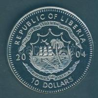 Libéria 2001. 10$ "Szabadság pillanatai-Spanyol Flotta megsemmisítése 1588" multicolor T:P...