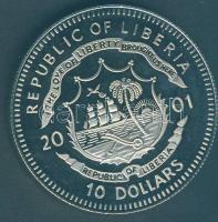 Libéria 2001. 10$ "Szabadság pillanatai-Spartacus rabszolgafelkelés Kr.e. 73-71" multicolo...