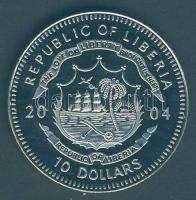 Libéria 2004. 10$ "Szabadság pillanatai-Mózes kivezeti népét Egyiptomból" multicolor T:PP
...