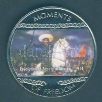 Libéria 2004. 10$ "Szabadság pillanatai-Mexikói Forradalom 1914" multicolor T:PP Liberia 2004. 10 Dollars "Moments of Freedom-Revolution of Zapata Mexico 1914" multicolor C:PP