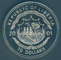 Libéria 2001. 10$ "Szabadság pillanatai-Mandela elnöksége 1994" multicolor T:PP
Liberia 20...