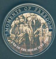 Libéria 2001. 10$ "Szabadság pillanatai-A Holokauszt vége 1945" multicolor T:PP Liberia 2001. 10 Dollars "Moments of Freedom-End of the Holocaust 1945" multicolor C:PP