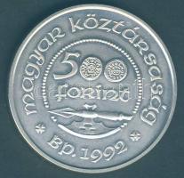 1992. 500Ft "Szent László" Ag T:BU