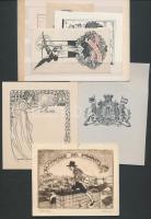 8 db klf magyar Ex libris