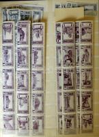 40 x 5 klf színű levélzáró a monarchia idejéből