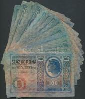 1912. 100K (15x) fő típus, felülnyomás nélkül T:III