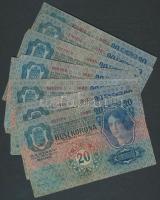 1913. 20K (8x) T:III