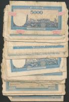 Románia 1944-1946. 5000L (46x) + 10000L (10x) T:vegyes Romania 1944-1946. 5000 Lei (46x) + 10000 Lei (10x) C:mixed