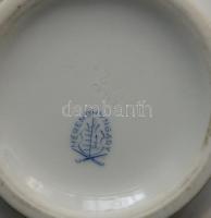 Kézzel festett Viktória-mintás jelzett sorszámozott Herendi porcelán váza hibátlan állapotban / Hand...