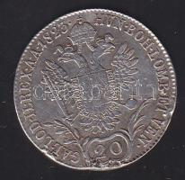 Ausztria 1823A 20Kr Ag I.Ferenc T:2- Austria 1823A 20 Kreuzer Ag "Franz I" C:VF