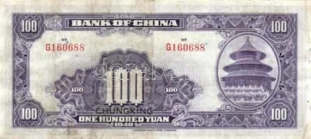 Kínai/Köztársaság 1936. 10Y + 1940. 10Y + 100Y T:II,II-/III,II
China/Republic 1936. 10 Yüan + 1940. ...