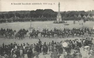 Baja honvéd huszárok eskütétele