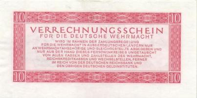 Német 3.Birodalom/Deutsche Wehrmacht (Német Véderő) 1944. 1M + 5M + 10M T:I-,II
German Third Reich/D...