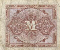 Német 3. Birodalom/Szövetséges megszállás 1944. 1M nyolcjegyű sorszám T:III
German Third Reich/Allie...