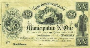 USA/Kanada 4db régi bankjegy laminált replikája 
USA/Canada Four laminated replicas of old banknotes