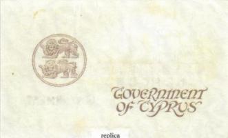 Ciprus/Német 3. Birodalom/Dánia/Olaszország 4db régi bankjegy laminált replikája 
Cyprus/German Thir...