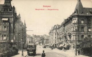 Budapest II. Margit körút villamossal