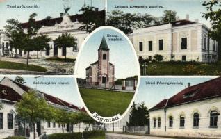 Nagyatád a Turul gyógyszertárral és Lelbach Keresztély kastélyával