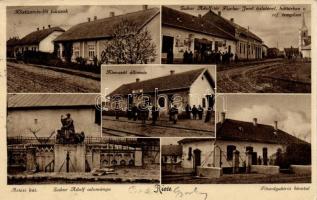 Ricse vasútállomással, Fischer Jenő üzletével