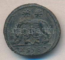 Roman Empire / Constantinus I. 306-337. Follis "VRBS - ROMA / Romulus & Remus / ASIS" Siscia (2.26g) C:XF,VF RIC 240.