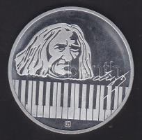 1986. "175 éve született Doborjánban Liszt Ferenc-100 éve nyugszik a Bayreuthi temetőben" ezüstözött fém emlékérem T:PP