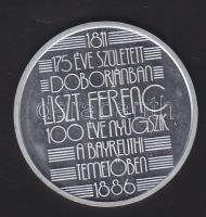 1986. "175 éve született Doborjánban Liszt Ferenc-100 éve nyugszik a Bayreuthi temetőben" ...