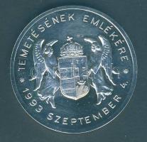 1993. "Horthy Miklós / Végső hazatérésének emlékére" ezüstözött ffém emlékérem (d=40mm) dí...