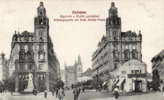 Budapest V. Kígyó tér, Klotild-paloták Skriván Ferenc üzletével