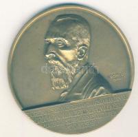 Somló Sári: "Gróf Apponyi Albert / Magyarország Nőegyesületeinek Szövetsége" Br emlékérem (d=66mm) T:2