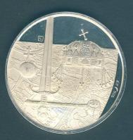 1978. "Koronázási jelvények" Ag(925) emlékérem (27g/d=42mm) T:PP