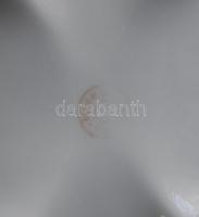 Szolídan aranyozott, matricás porcelán bonbonier / Chinaware bonbonier 10x6x7cm