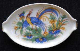 Kézzel festett Rosenthal porcelán hamutál / Handpainted Rosenthal chinaware ashtray 10x6cm