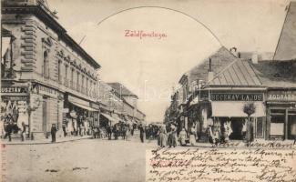 Nagyvárad Zöldfa utca, the shop of Lajos Beczkay