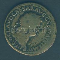 Roman Empire / Nero 54-68. AE Sestertius "NERO CLAVD CAESAR AVG GER P M TR P IMP P P/ANNONA AVGVSTI CERES, S C" R! C:F