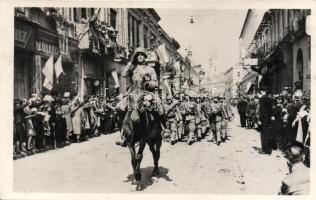 Szatmárnémeti entry of the Hungarian troops So.Stpl