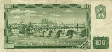 Csehszlovákia 1961. 100K (19x) T:III
Czechoslovakia 1961. 100 Korun (19x) C:F