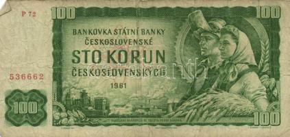 Csehszlovákia 1961. 100K (19x) T:III
Czechoslovakia 1961. 100 Korun (19x) C:F