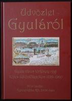 GYULA képeslap gyűjtemény, 144 db legnagyobbrészt háború előtti városképes lap lithokkal, rengeteg ritka, érdekes, értékes lappal. Hozzá az "Üdvözlet Gyuláról" című, képeslapokból összeállított könyv, mely nagyrészt a gyűjteményben szereplő lapok felhasználásával készült. Érdemes megnézni!!