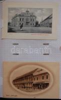 GYULA képeslap gyűjtemény, 144 db legnagyobbrészt háború előtti városképes lap lithokkal, rengeteg r...
