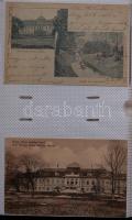 GYULA képeslap gyűjtemény, 144 db legnagyobbrészt háború előtti városképes lap lithokkal, rengeteg r...