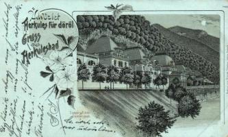 Herkulesfürdő Szapáry-fürdő litho