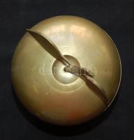 Alma formájú réz bonbonier 13cm magas