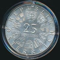 Ausztria 1967. 25Sch Ag "Mária Terézia" T:2 Tanúsítvánnyal Austria 1967. 25 Schilling Ag "Maria Theresia" C:XF with certificate