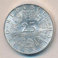 Ausztria 1970. 25Sch Ag "Franz Lehar" T:2 Tanúsítvánnyal Austria 1970. 25 Schilling Ag "Franz Lehar" C:XF with certificate