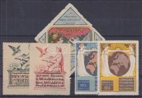 1900-1927 5 db magyar levélzáró