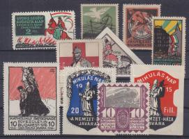 1914-1918 Militária 10 db klf I. világháborús levélzáró