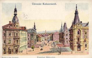 1899 Kolozsvár Wesselényi street s: Bienert