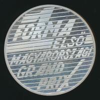 1986. "Hungaroring" Ag(925) emlékérem 16,2g T:PP